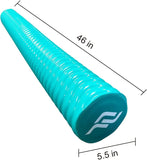 Immersa Jumbo Swimming Pool Noodles, Premium Soft Water-Based Vinyl Coating and UV Resistant Foam Noodles for Swimming and Floating, Lake Floats, Pool Floats for Adults and Kids.
