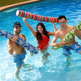 Immersa Jumbo Swimming Pool Noodles, Premium Soft Water-Based Vinyl Coating and UV Resistant Foam Noodles for Swimming and Floating, Lake Floats, Pool Floats for Adults and Kids.